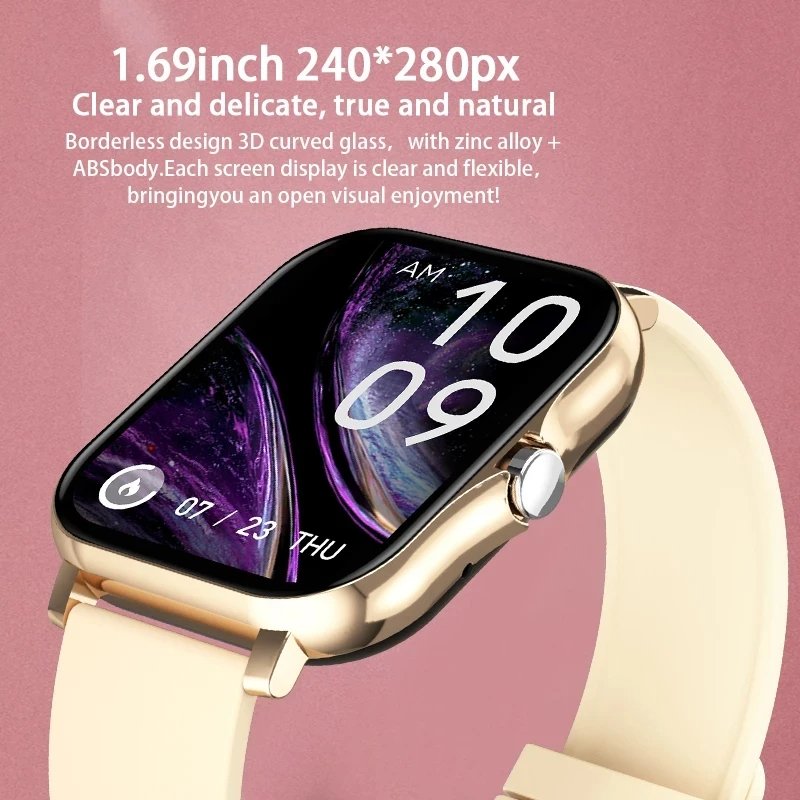Popular New Electronic Reloj Inteligentes Step Counter Smartwatch for Apple Sleep Heart Rate Monitor Fitness Tracker Smart Watch
